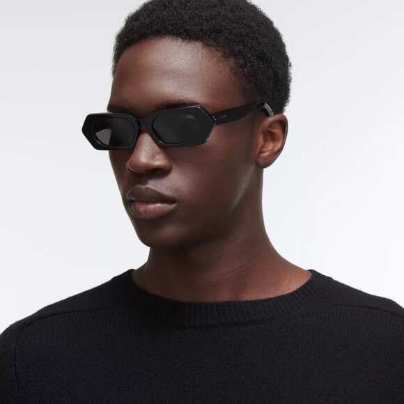 NEW CL40243I 01A CELINE SUNGLASSES BLACK UNISEX EYEWEAR CELINE CL 40243I - Picture 1 of 12